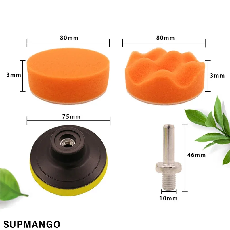 Car Polishing Sponge 22pcs Universal Car Paint Care Accessories Polishing Sponge Pads Kit Foam Pad er Kit Wax Pads