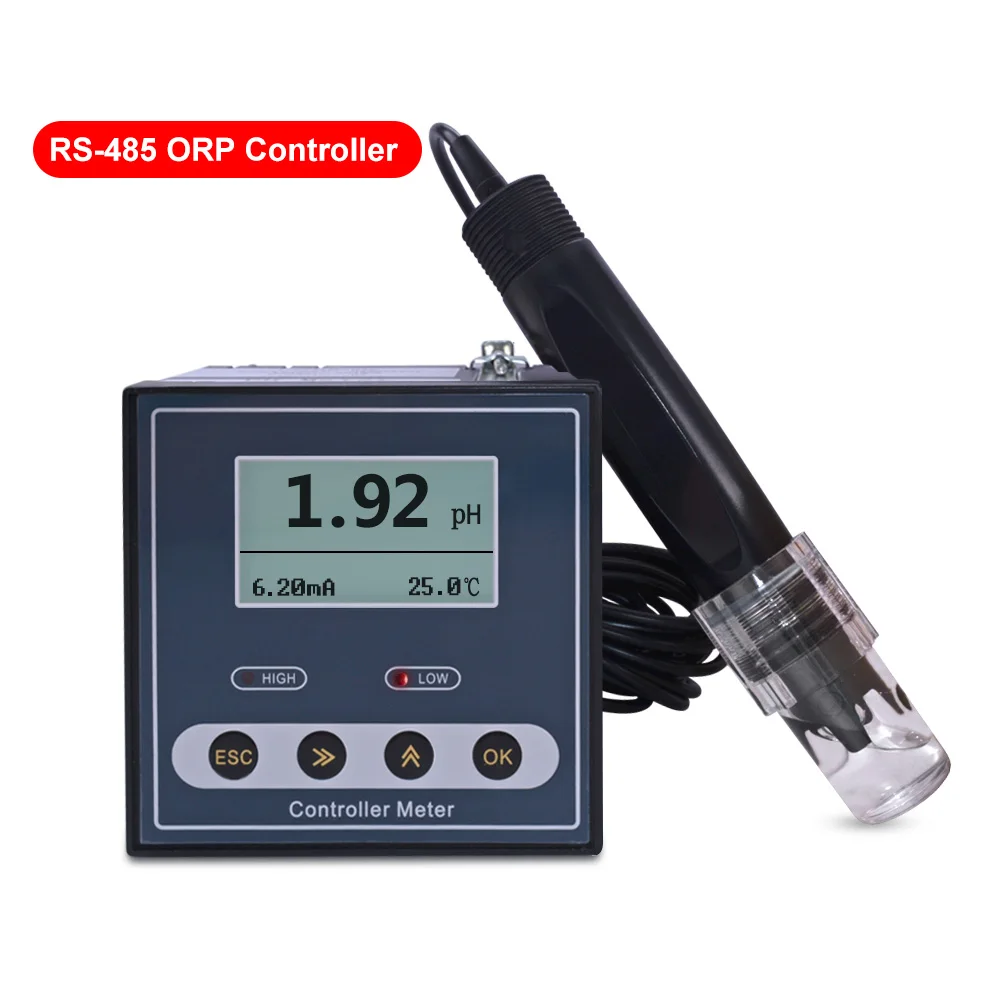Original Online Industrial PH Controller ORP Meter Monitor Digital 0.02 PH 1MV U
