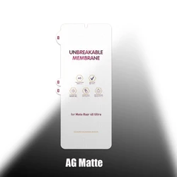 Soft AG Matte Flexible Full Screen Protector with Ultra HD Glossy Finish - Hydrogel Protective TPU Film - 2 Pieces (Matte Front Film)