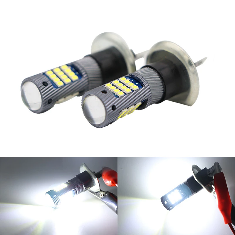2Pcs Canbus H1 H3 881 880 H27 High Quality 2016 LED Auto Fog Lamp Car