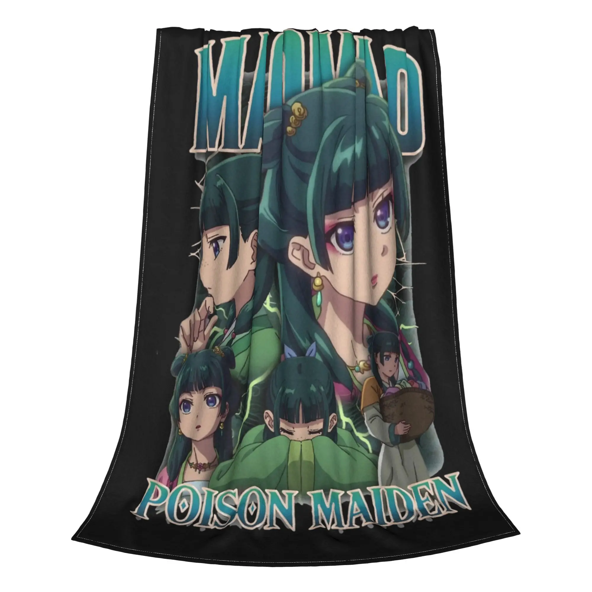 Maomao Heroes Throw Blanket for Couch Cute Anime Girl The Apothecary Diaries Fuzzy Soft Plush Blanket Multi-size 5