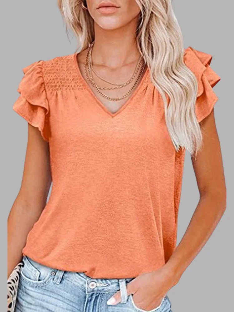 Mouwloze zomertop - elegante dames blouse
