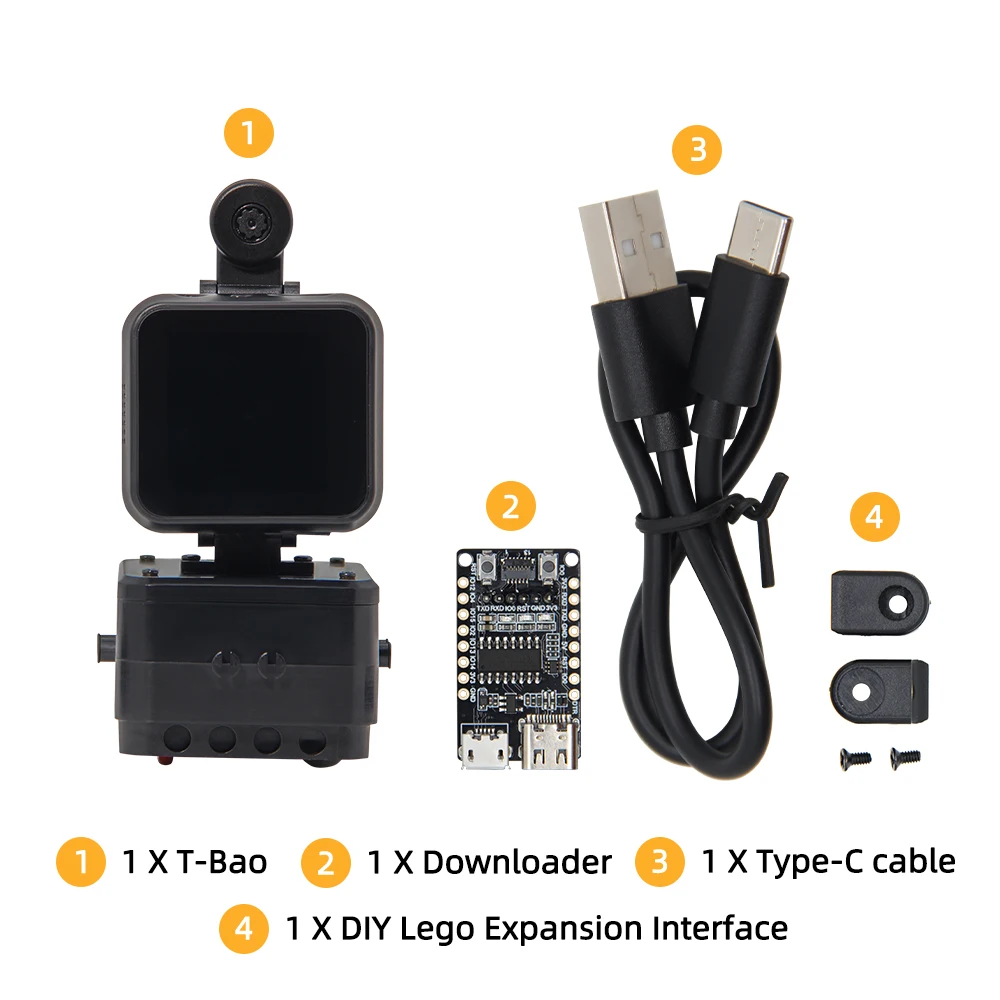 ® T-BAO AI Vision Robot Car K210 Neural Network Processor ESP32 WiFi Bluetooth M