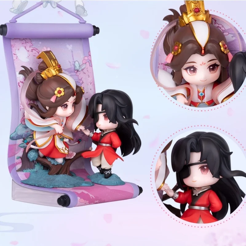 

Original Tgcf Tian Guan Ci Fu Anime Figure Hua Cheng San Lang Xie Lian Scroll Figure Heaven Official's Blessing Action Figure M