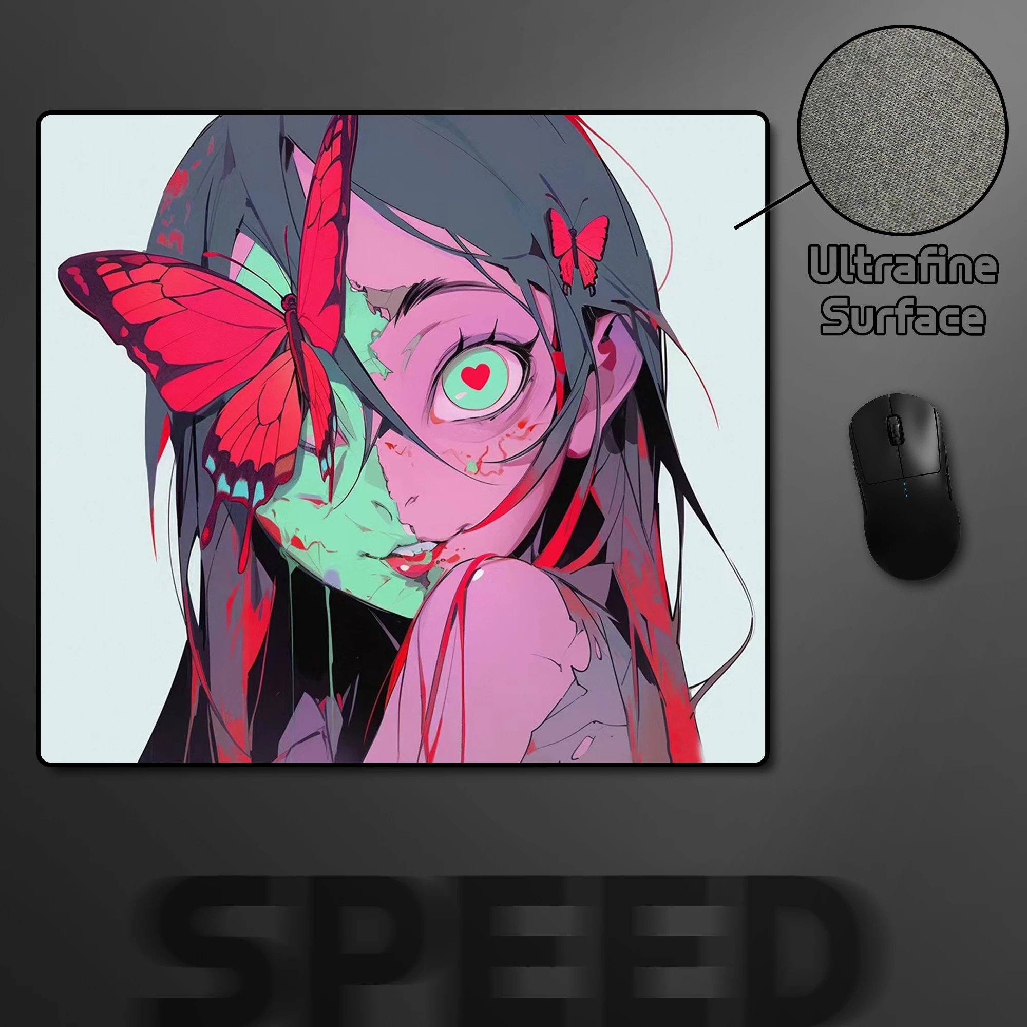 Tappetino Per Mouse Ultrasottile Surface E-Sports Tappetino Per Mouse Professionale Speed Tappetino Per Mouse Ad Alta Elasticità Antiscivolo Tappetino