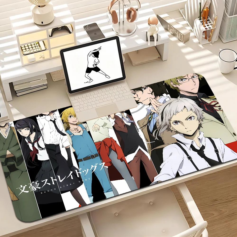 Bungo Stray Dogs Anti-Slip Table Mat Student Mousepad Gamer Computer Keyboard Pad Games Pad for PC Mouse Carpet 3