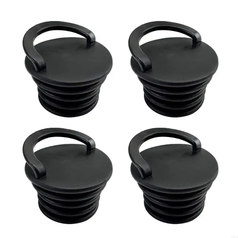 2/4Pcs Universals Drain Holes Stopper Kayak Drain Plug Boats Scupper Plugs with Handle Canoes Boats Scupper Stopper