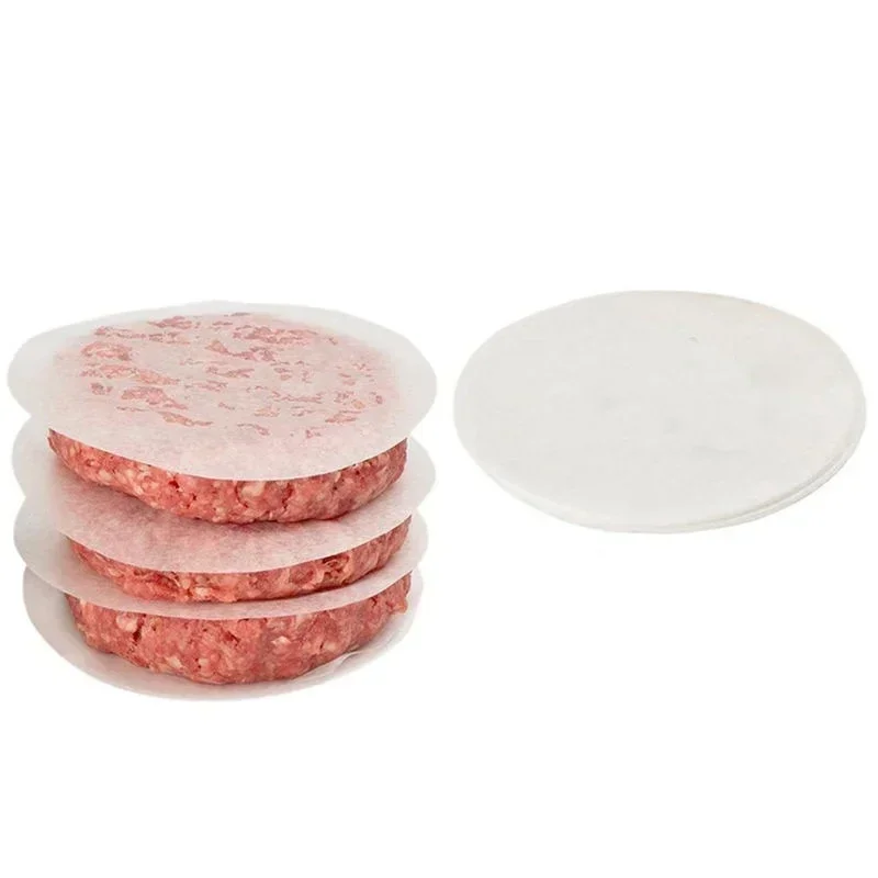 100/50 pcs Round Baking Paper Circle Parchment Paper Liner BBQ Oven Patty Hamburger Cake Non-Stick Baking BBQ Tool
