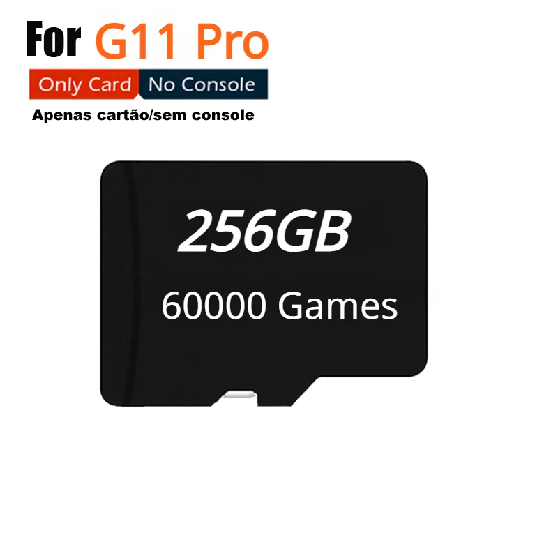Cartão de Memória de Armazenamento para G11 Pro Game Box 4k hd tv Game Stick G11 Pro Video Game Console tf Card Retro 3d 4k Jogos para Ps1 Gba fc - Image 5