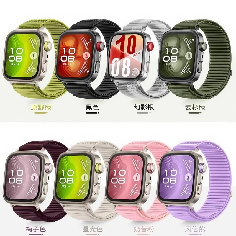 Nylon Woven Strap For Huawei Watch Fit 4 Pro Fit4 Fit3 Sports Wristband for Huawei Watch Fit 3/4 4Pro Official Color Bracelet