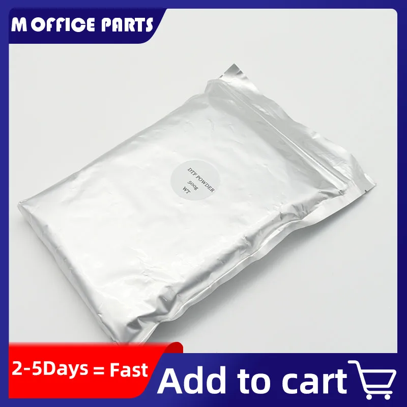 500g DTF Powder For Direct Transfer PET Film T-Shirt Printing Machine For DTF Printer Clothes Ink Printing And Transfer