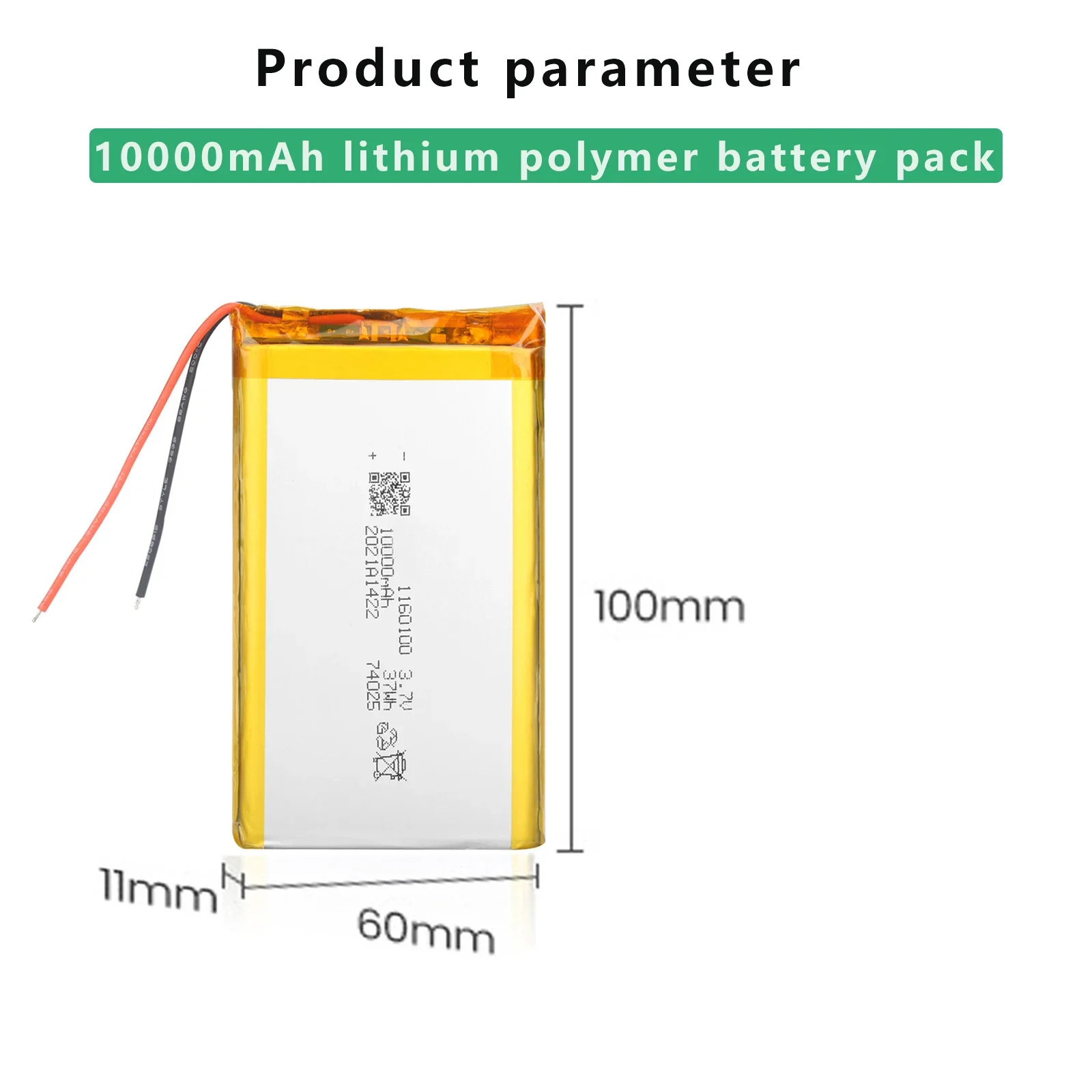 Batterie Drone 3,7V Lot 1-10 Pcs - Haute Capacité