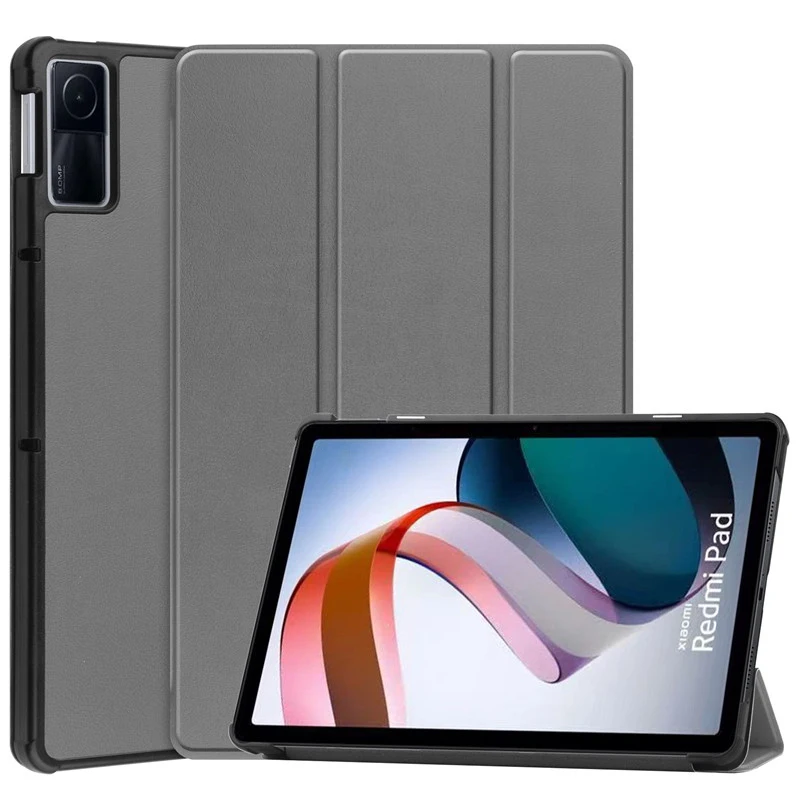 PU Couro Tri-Dobrável Suporte Flip Magnético para