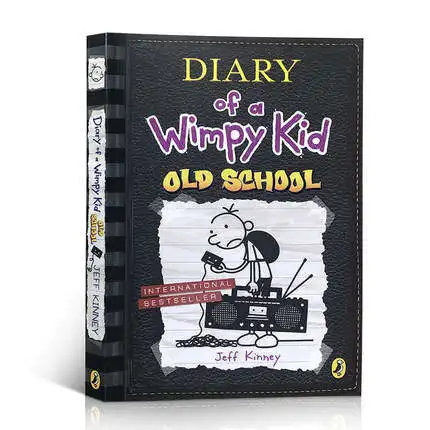 

MiluMilu Original Children Comic Books Diary Of A Wimpy Kid 10 Old School English Picture Book
