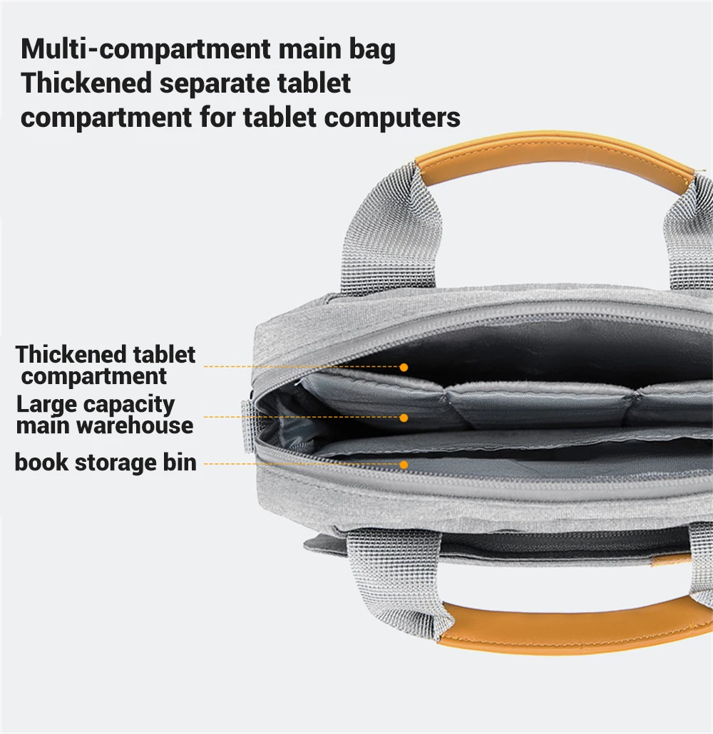 sac bandoulière pour sac main pour tablette samsung plus ipad air pro étui pour sac de rangement