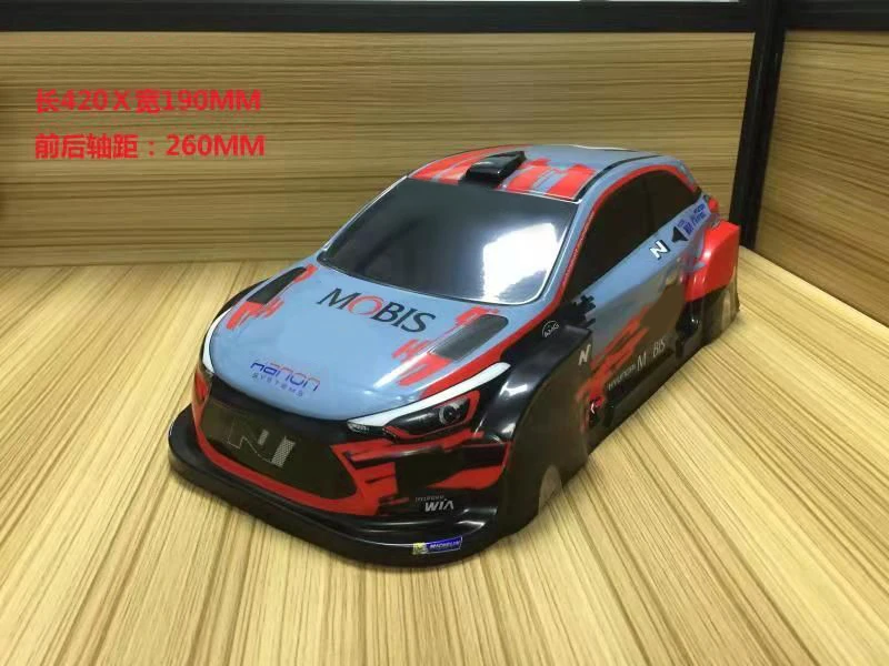1:10 RC 취미 드리프트 투어링 HSP용 1/10 RC 카 셸 바디 셸, 매트 그라디언트 PVC RC 셸, 8 가지 스타일, 180mm, 190mm, 195mm, 200mm 너비 
