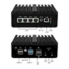 4x i226-V 2.5G Solid Micro Firewall Appliance Intel N100 Fanless Mini PC N5105 J4125 VPN Soft Router Proxmox pfSense OPNsense 5