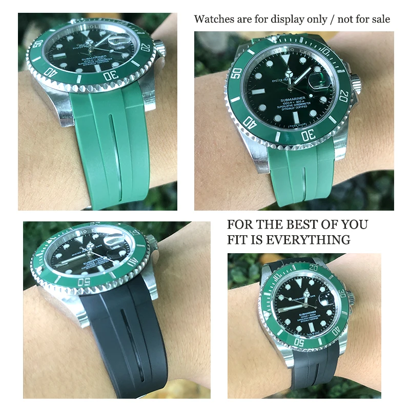 Braccialetti Silicone Cinturino Per Orologio In Gomma Cinturino In