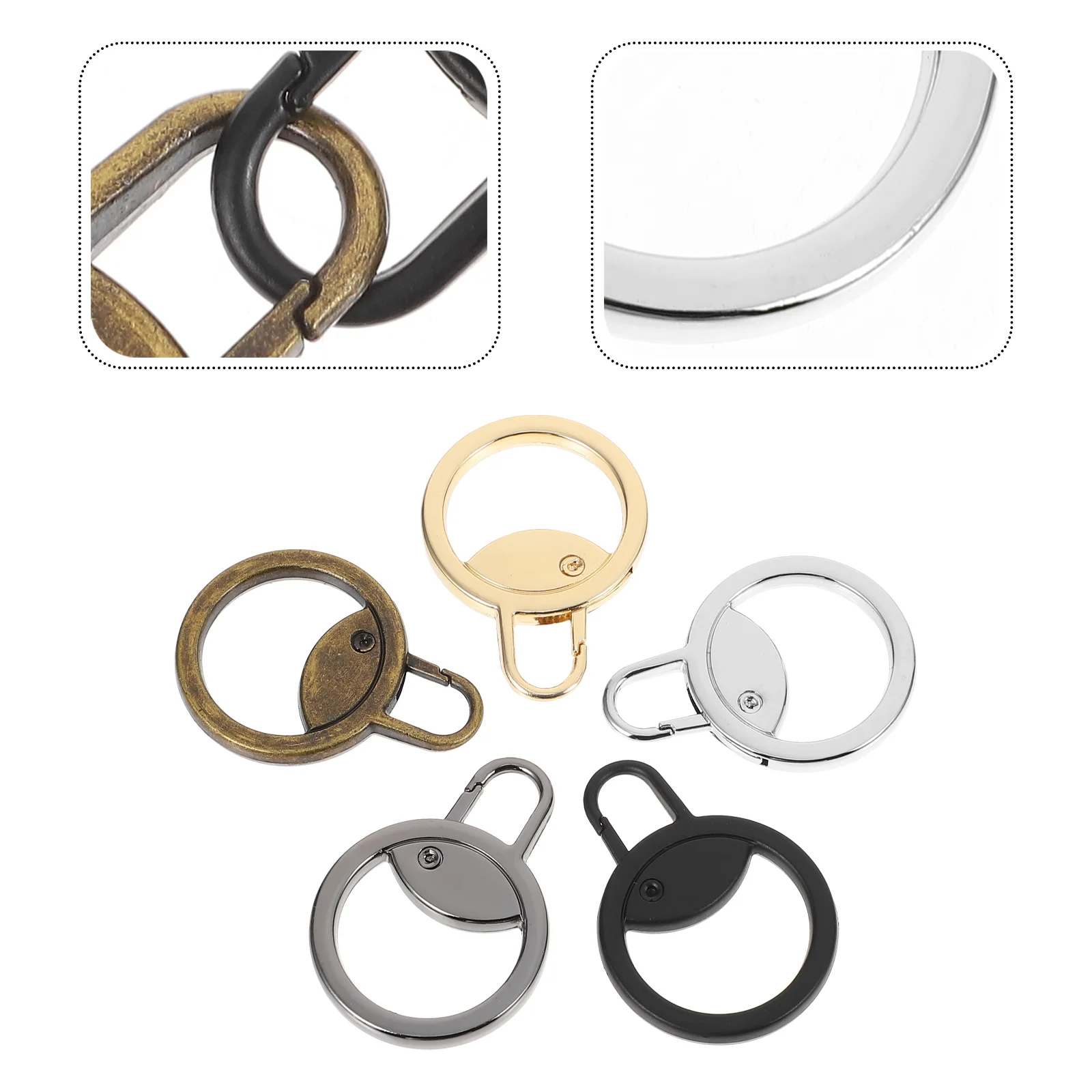 5pcs Removable Zipper Pulls Suitcase Zipper Pulls Durable Zinc Alloy