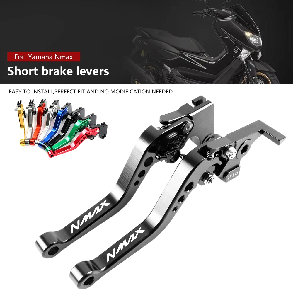 

Для YAMAHA NMAX155 NMAX125 2015-2019 2018 короткий рычаг сцепления тормоза Мотоциклетные аксессуары рычаг ручек