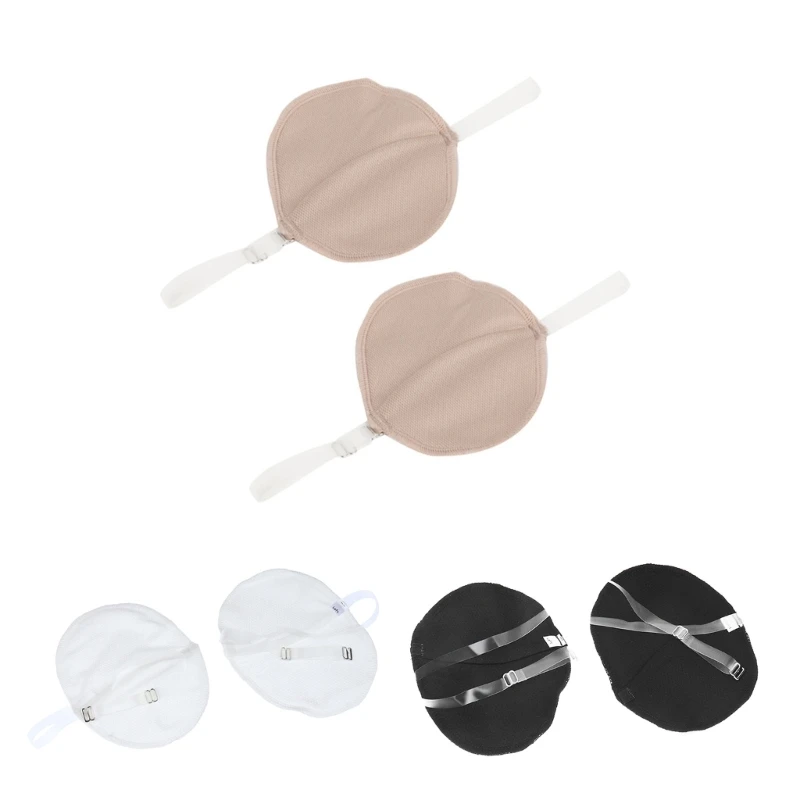 

2 шт. подушечки для подмышек, многоразовые подушечки для подмышек, впитывающие пот для женщин и мужчин, Прямая доставка