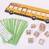 Wooden Animal Bus Puzzle Toy Kids Math Educational Animal Block Number Matching Game Montessori Toddlers Learning Teaching Aids 5