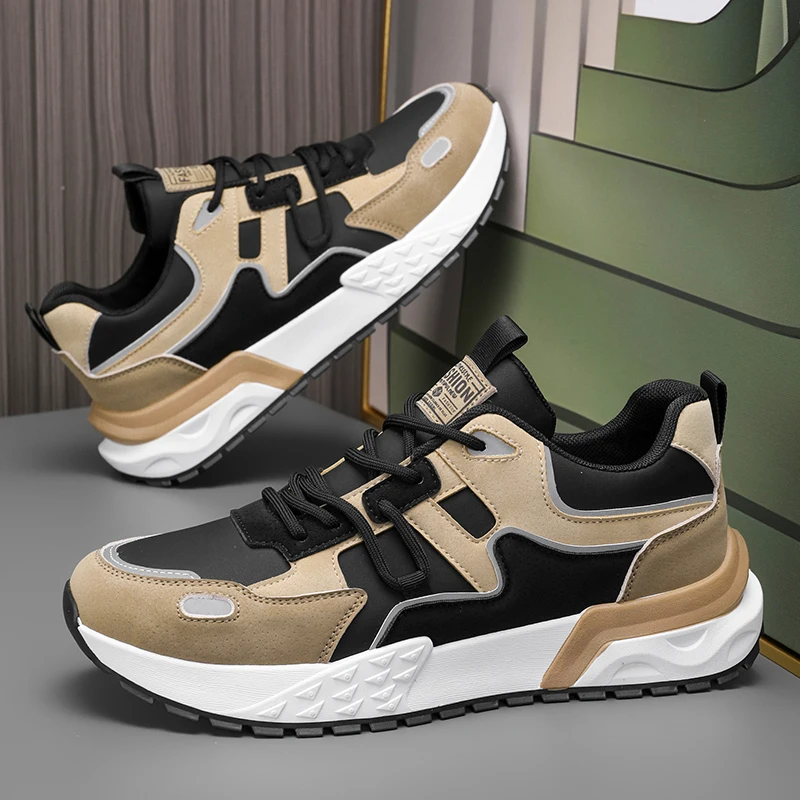 

Кроссовки мужские демпфирующие, спортивная обувь, толстая подошва, повседневные, для бега, прогулок