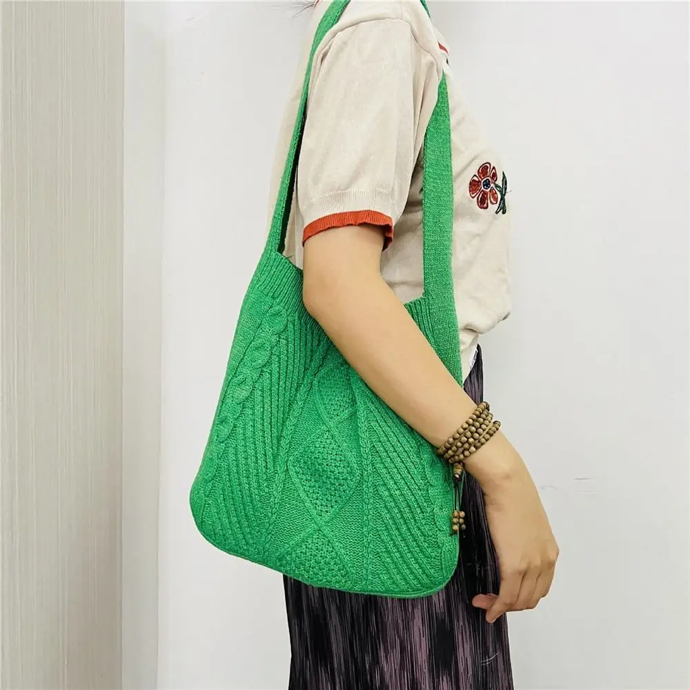  Women's Shoulder Handbags Y2K Fairy Grunge Crochet