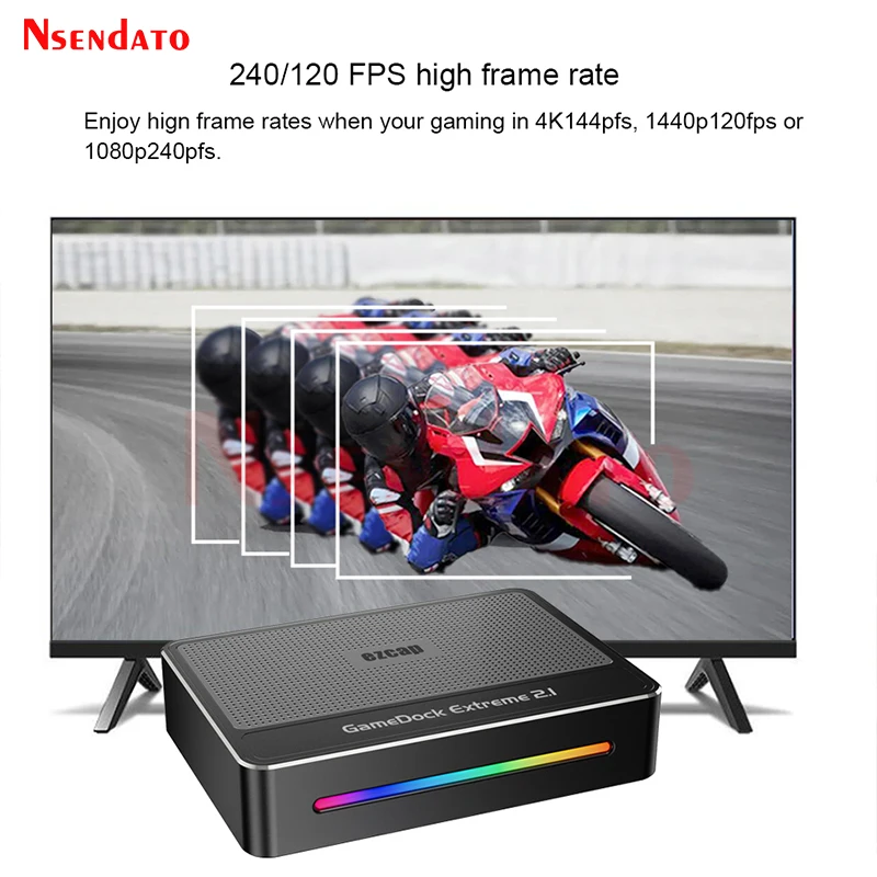 Ezcap364 GameDock Extreme 8K USB 3.2 Type C HDMI Video Audio Game Capture Card 4K 60hz For PS5 Camera  Live Streaming Recorder