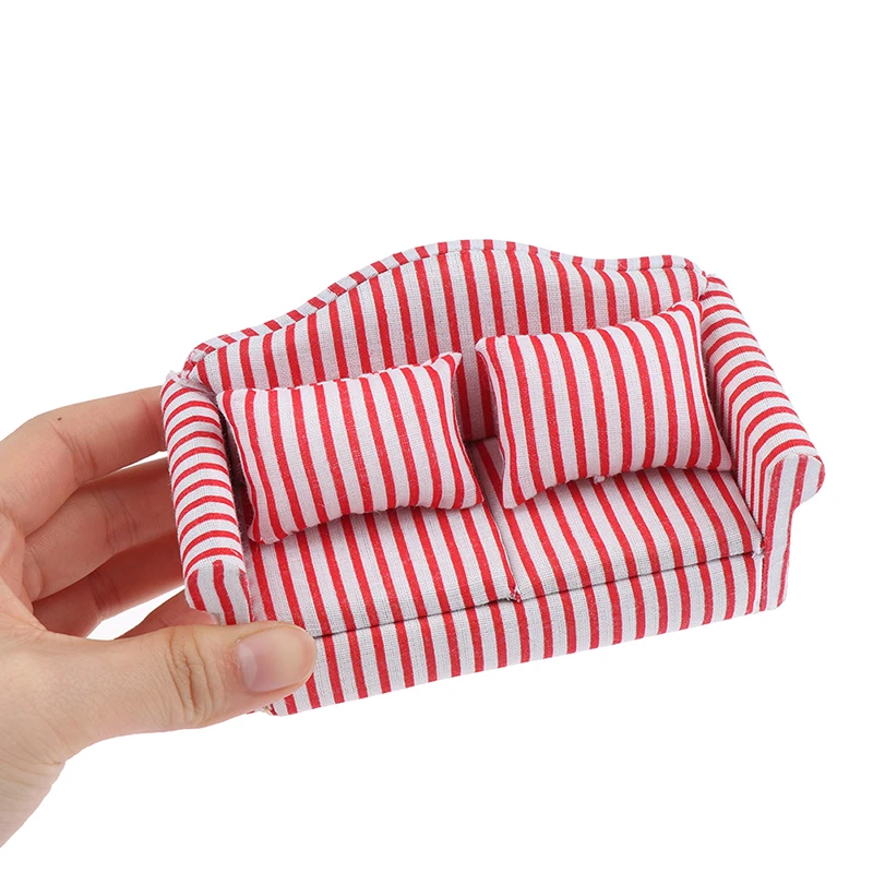 thumbnail image 2 of GLEAVI Miniature Dollhouse Furniture - Plastic Sofa For Dollhouse Decor 2 of 10