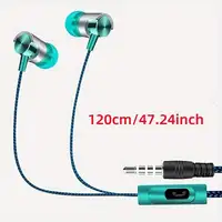 3.5mm Wired In-Ear Headphones with Ergonomic Design, HiFi Stereo Sound & Volume Control - Image 2