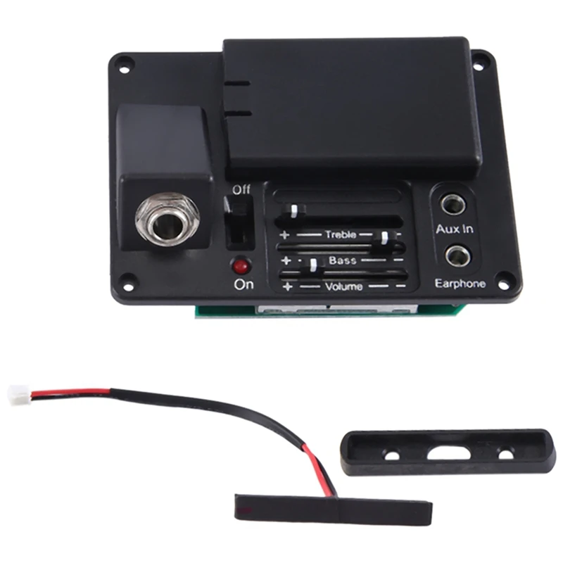 CACI Electric Silent Cello Pickup Transducer Soft With Headphone Black VPU-400 For DIY Cello Strings Instruments Parts