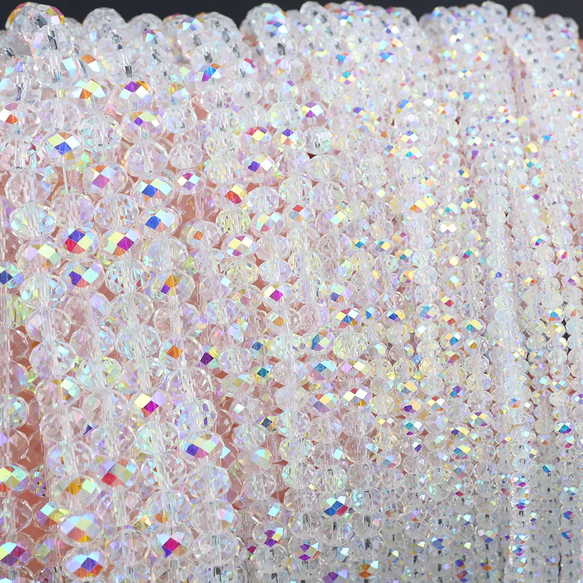 Austrian crystal glowing glass spacer beads 70-140pcs 3/4/6/8mm for jewelry making DIY handmade bracelet necklace supplies