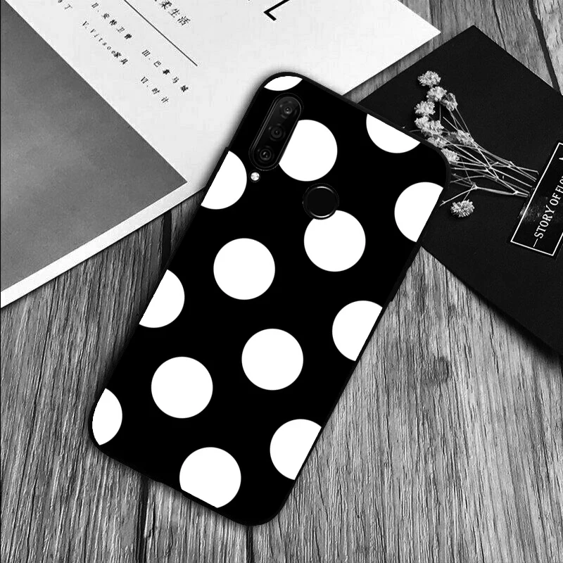 Black and White Polka Dot Phone Case
