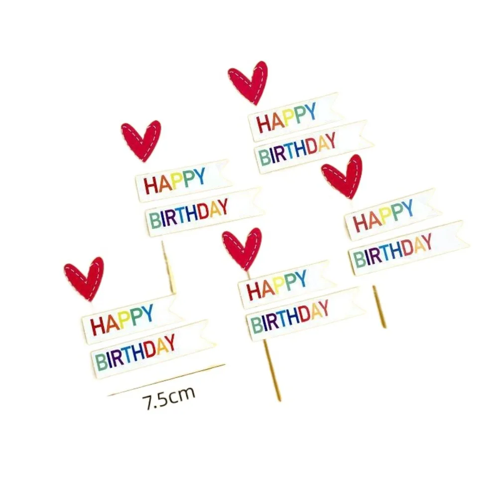 thumbnail image 3 of Decoración de pastel de feliz cumpleaños, lindas velas de oso, decoración de pastel con bandera coreana, complemento de pastel de cumpleaños de dibujos animados para bodas, 3 of 5