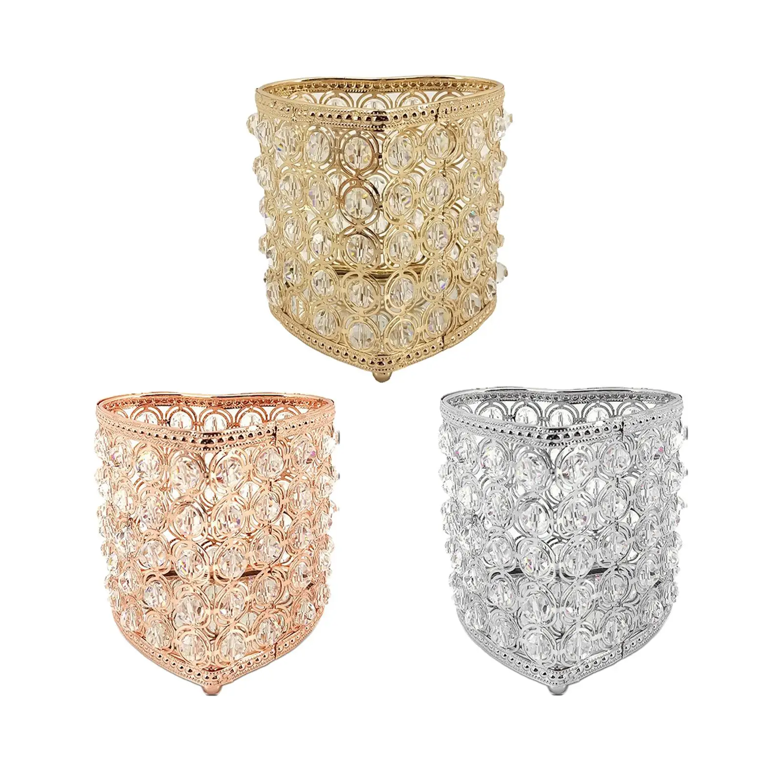 

Держатель для кистей для макияжа, декоративный Блестящий карандаш для бровей, контейнер для туалетного столика, ванной, спальни, офисного стола, подарок на день Святого Валентина