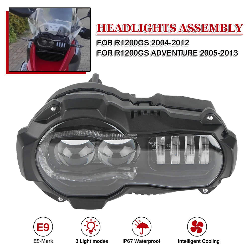 MotorcycleLEDHeadlightAssemblyForBMWR1200GSR1200GSADVOilCoolerR1200GSAdventure.jpg