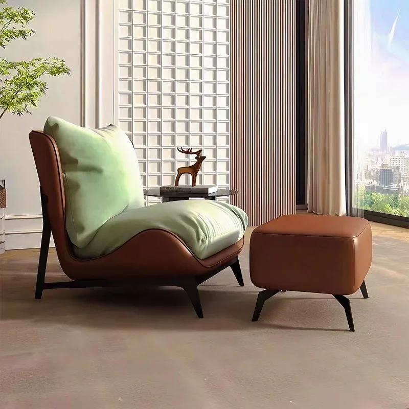 Italian Minimalist Living Room Tiger Chair, Nordic Single Sofa Chair, Modern Simple Balcony Leisure Designer Lounge Chair