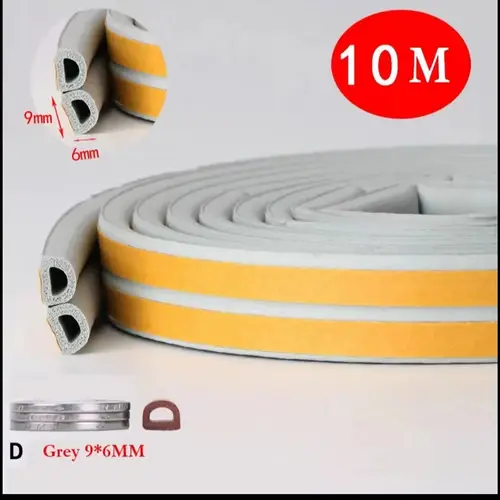 10m D/I/E Type Self-adhesive Door And Window Sealing Strip Foam Insulation, Anti-Collision, Wind And Sound Insulation Artifact - Image 20