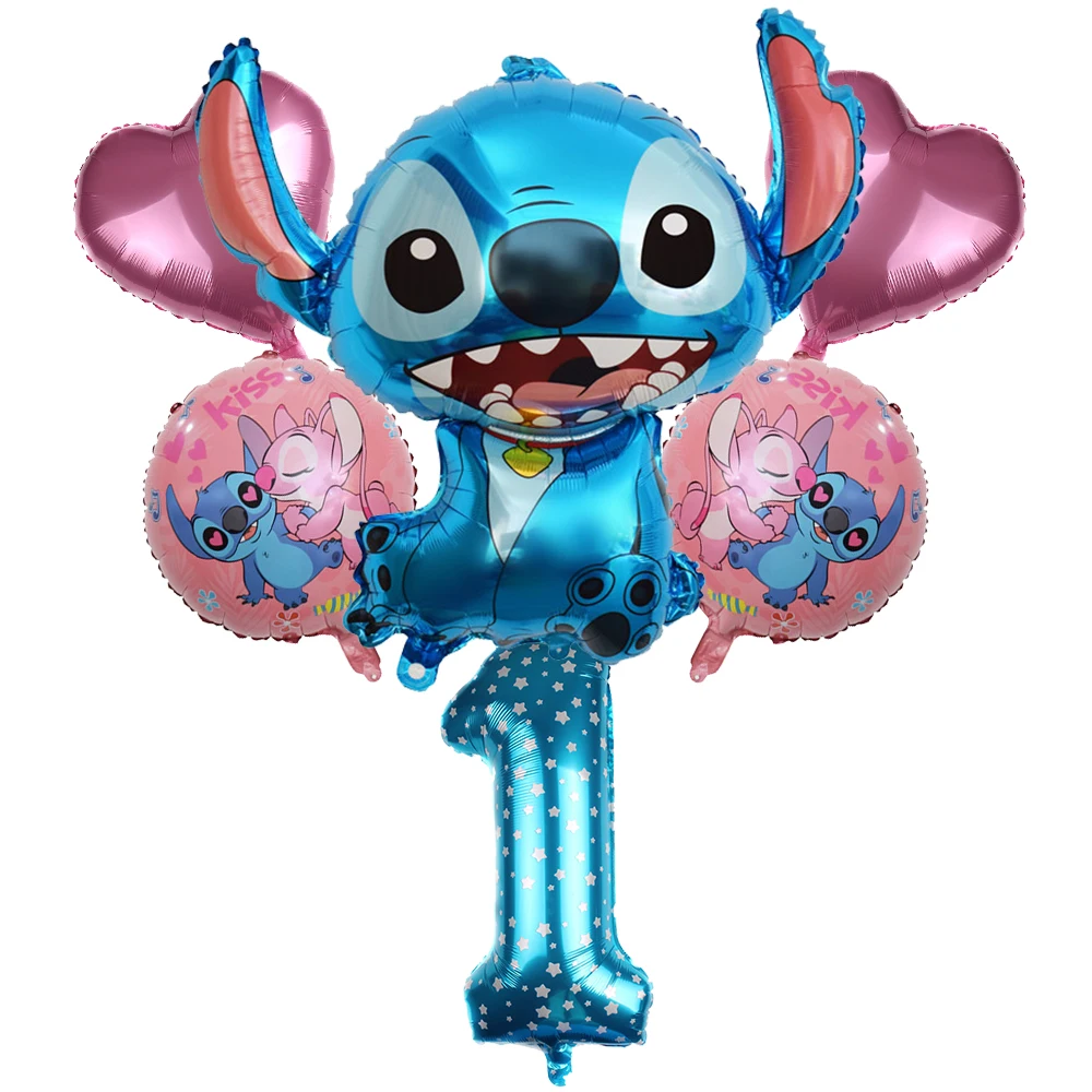 Disney-Ballon CAN o & Stitch pour Enfants, Fournitures de Décoration de  ixd'Anniversaire, Jouets Anime pour Bol et Garçons, Cadeaux de ix -  AliExpress