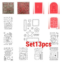 Enchanting Elf and Angel Stamps - DIY Scrapbook and Crafting Embossed Paper Templates 2024 Collection (M9087 - M9099 A Set - 13)