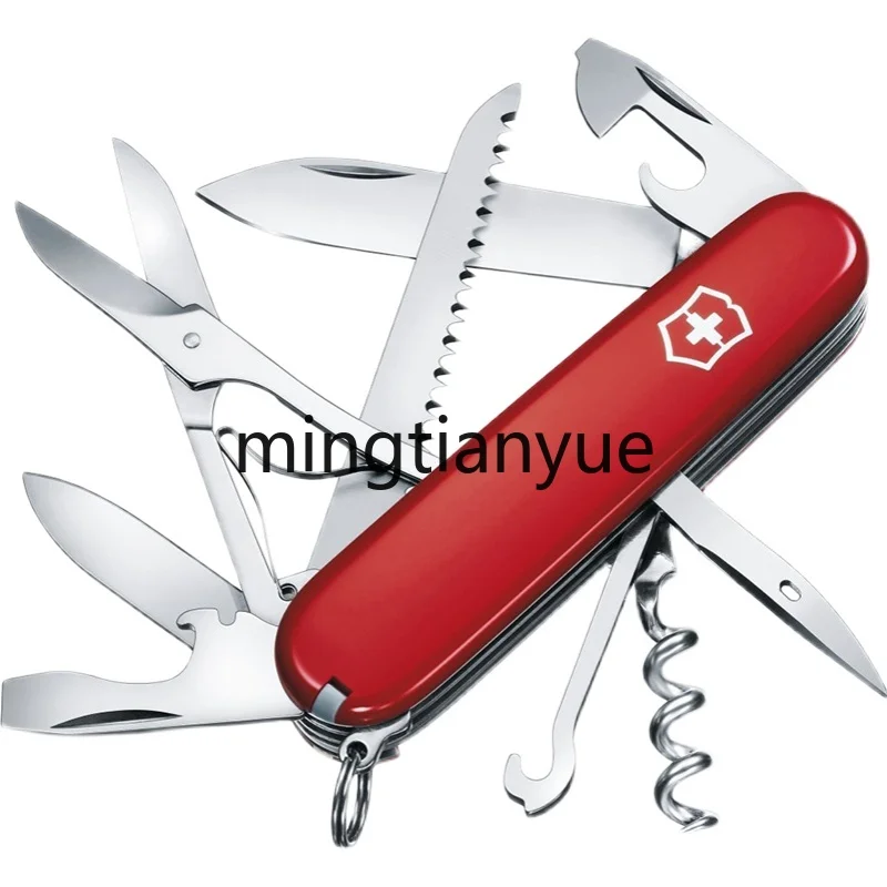

Swiss Army Knife Vichi Genuine Swiss Saber City Hunter 1.3713 Red Counter Genuine Multi-Functional Knife