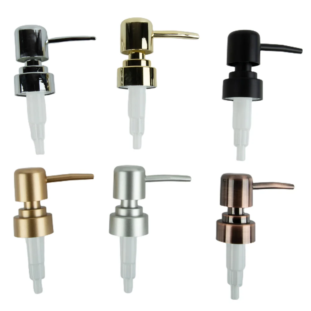 Soap Bottle Pump Liquid Pump Head ABS Lotion Pump Head 28 Thread Shampoo Bottle Press Nozzle Soap Dispenser Pump Head