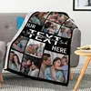 Custom Blanket With Photo Text Personalized Blanket Custom Gift Blanket Soft For Family Friends Father Mother Birthday Wedding 3