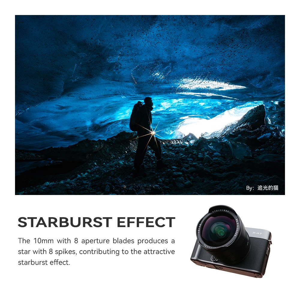 TTArtisan APS-C 10mm F2 ASPH 105 ° 초광각 렌즈 카메라 사진 E Fujifilm XF Nikon Z 캐논 EOS R M43 마운트