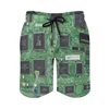 Electronic Motherboard 3D Printed Short Pants Technology Chip Graphic Beach Shorts For Men Clothes Casual Male Trunks Trousers 2