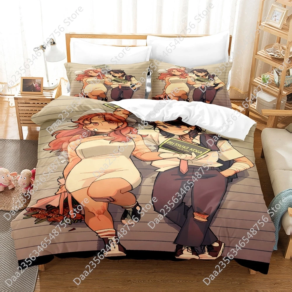 The Guy She Was Interested Mitsuki Koga Bedding Set Single Twin Full Queen King Size Bed Set Adult Kid Bedroom Duvetcover Sets 5