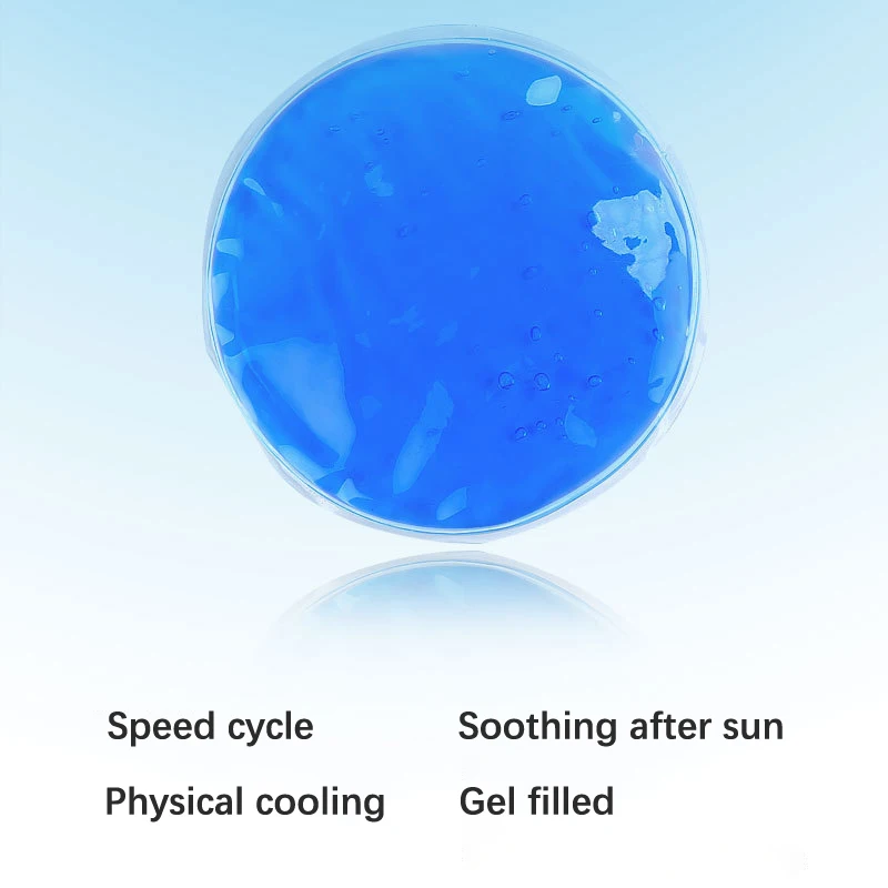 Reusable Ice Cold Gel Pack Therapy Microwaveable Heat Pain Relief For Cold & Hot Therapy Bags 1pc 7cm Or 10cm Round Shape 2