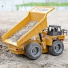 Huina 1540 1:18 Rc Truck Remote Control Cars Trucsk Engineering 2.4G Alloy Vehicle Light Dump Truck Simulation Construction Car 3