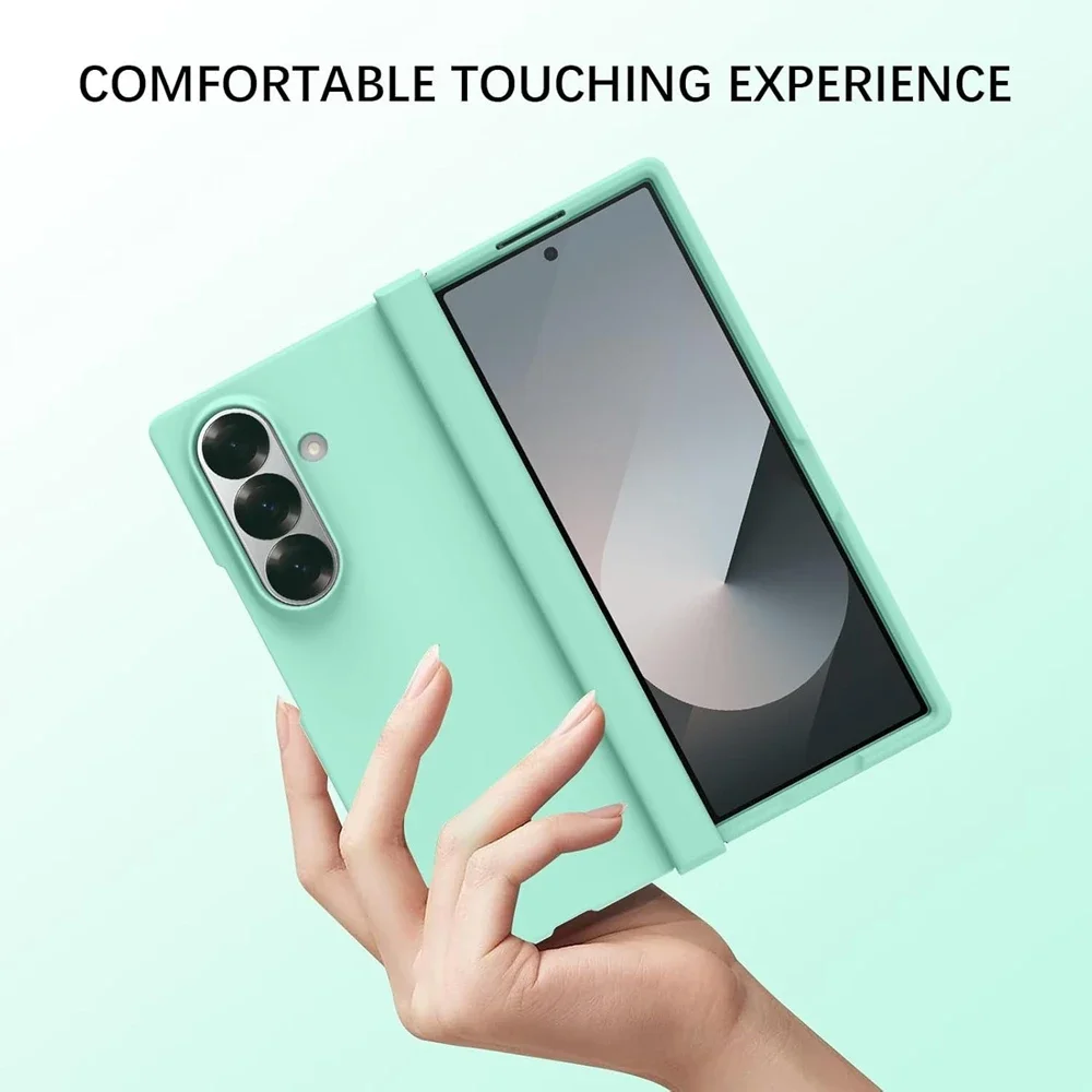 Luxury Candy Colored Foldable Protective Phone Case - Solid Color Shockproof Bumper Hard Cover